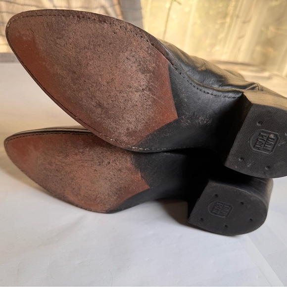 Dan Post Men’s Black Leather Comboy Boots 6791 - Size 8D - Picture 6 of 11